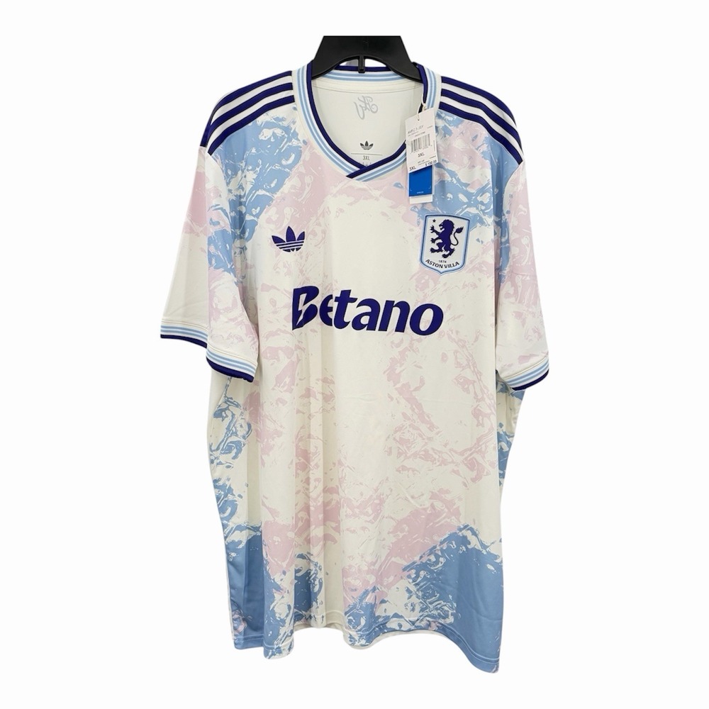 Adidas 2025/26 Aston Villa Third Soccer Jersey Mens Size 3XL NWT KA0859